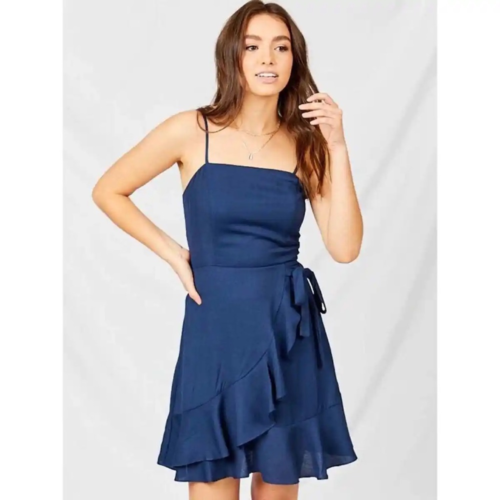 Altar’d State Navy Blue Dawson Dress